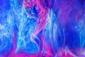 Blended colored inks in water