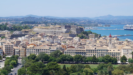 Fototapeta premium view of the Kerkyra, Corfu