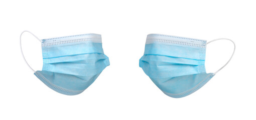 Masks isolated on white background.
