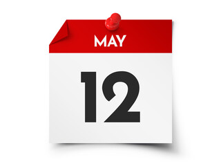 May 12 day calendar