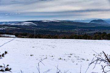 Aveyron under the snow