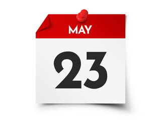 May 23 day calendar