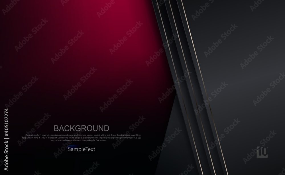 Canvas Prints dark background in burgundy and gray shades with a gradient, gray curtains with a thin shiny edging
