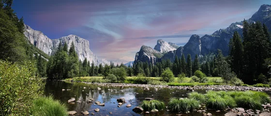 Wandcirkels aluminium Yosemite National Park - VS © Brad Pict