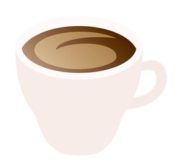 ホットコーヒーのイラスト