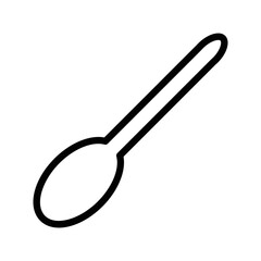 line icon spoon tool symbol