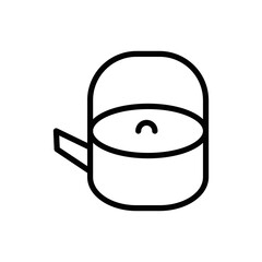 line icon symbol for a teapot