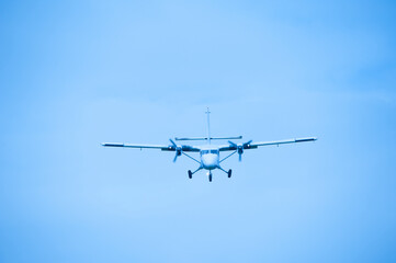 Aircraft performs its flight