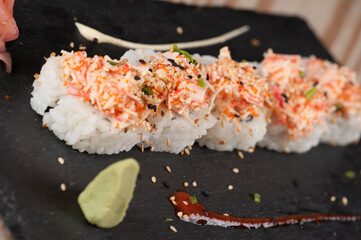 sushi plate, japanese food