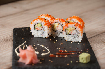 sushi plate, japanese food