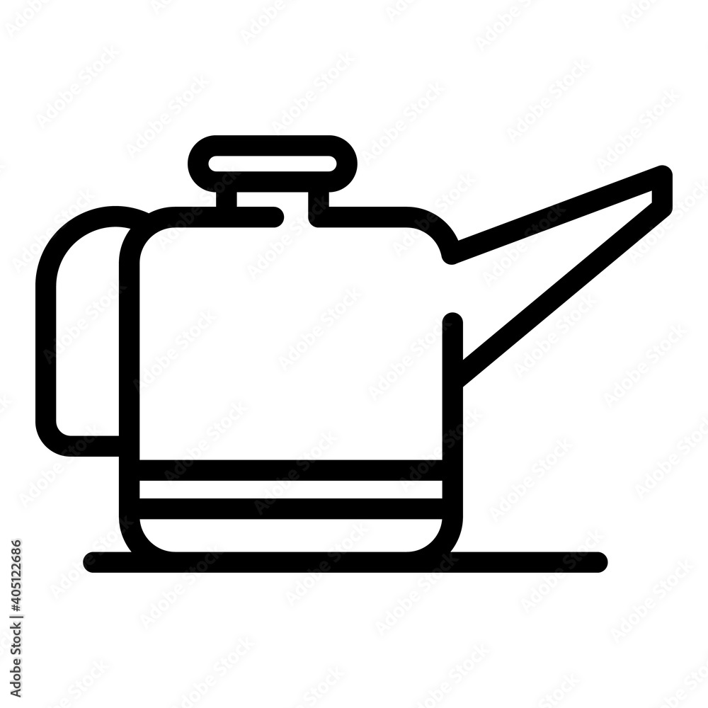 Aufkleber watering can icon. outline watering can vector icon for web design isolated on white background