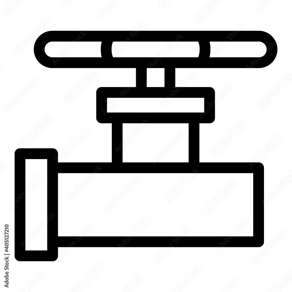 Poster pipe detail icon. outline pipe detail vector icon for web design isolated on white background
