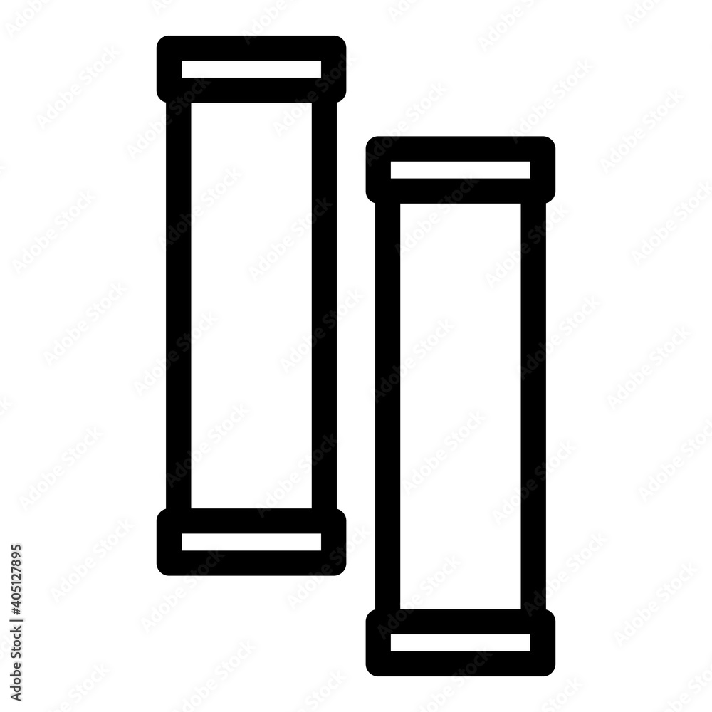 Poster pipe system tool icon. outline pipe system tool vector icon for web design isolated on white backgro
