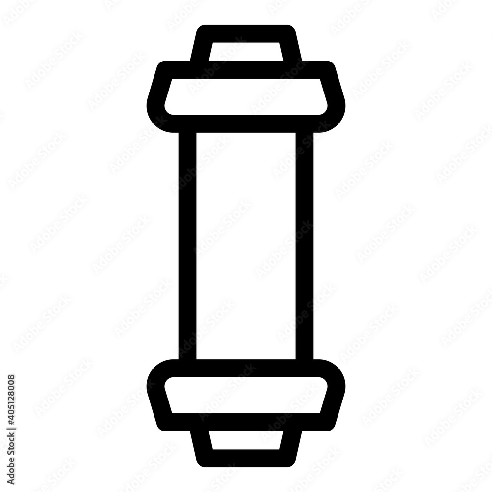 Poster distribution pipe icon. outline distribution pipe vector icon for web design isolated on white backg