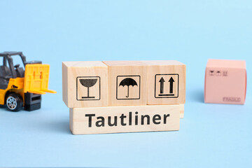Courier Industry Term Tautliner which describes additional functions of the truck