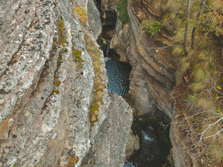 Rosomacki lonci, natural rock formation in Stara Planina, Serbia