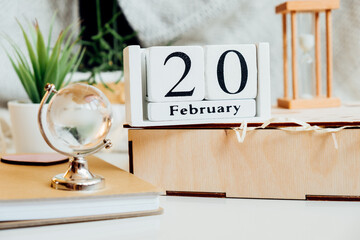 twentieth day of winter month calendar february