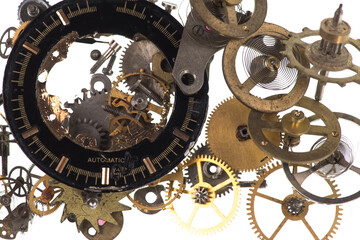 gears, watch parts and wristwatch mechanism