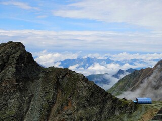 Grossglockner Mountain Alps Austria, High Alpine Road climbing