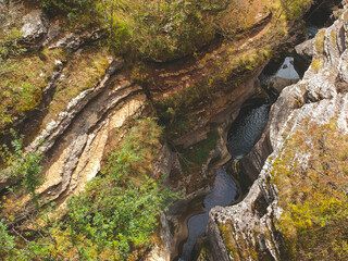 Rosomacki lonci, natural rock formation in Stara Planina, Serbia