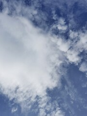 blue sky with clouds