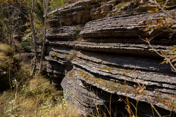 Rosomacki lonci, natural rock formation in Stara Planina, Serbia