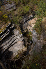 Rosomacki lonci, natural rock formation in Stara Planina, Serbia