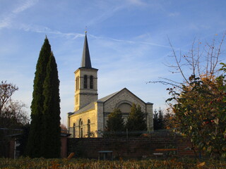 Fototapeta na wymiar Kirche in Heudeber im Harz