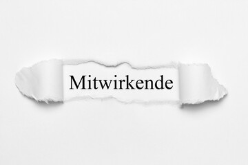 Obraz premium Mitwirkende