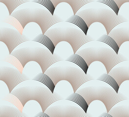 abstract japanese feathers seamless pale blue shades