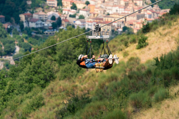 Volo dell'angelo in coppia