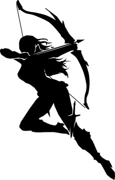 pix Jumping Archery Poses 4 631 best female archer images stock