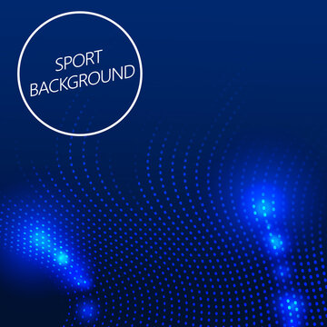 Sport background. Modern sport background for web site, wallpaper, poster, placard and ad. Useful for backdrop, cover, banner and print materials. Sporty background, vector illustration © Marinko