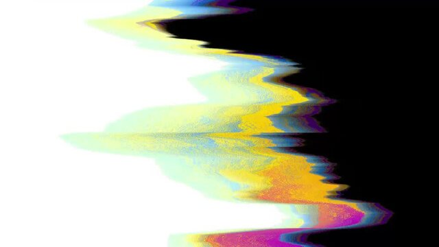 Sorting color. Glitchy multicolor background loop.