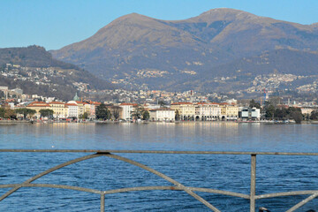 Panorama della città di Lugano da Paradiso.