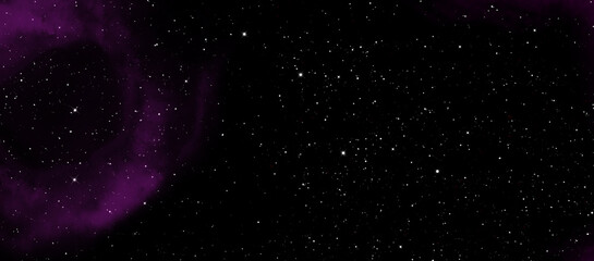 Space illustration white shiny stars in dark background design