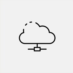 cloud computing concept illustration