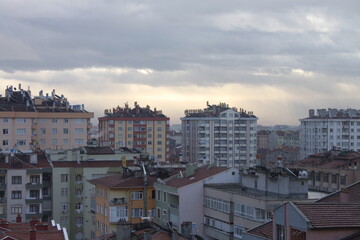 Fototapeta na wymiar Aerial view of Konya , Turkey