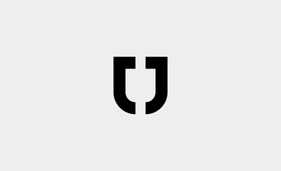 letter jj shield logo design vector illustration