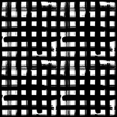 Brush Strokes Grid Pattern
