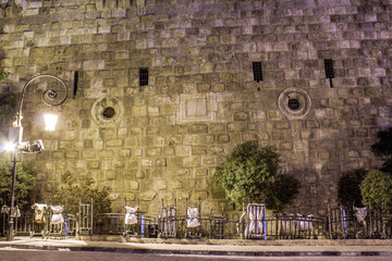 Night shoot of the Ancient City of Damascus (Syrian Arab Republic)