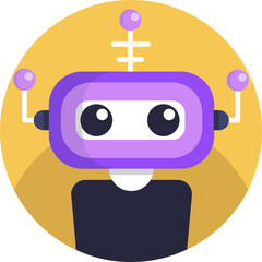 Collection of robots line icons. Editable. Ready to use.