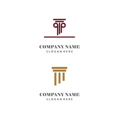 Column Logo Template vector symbol nature