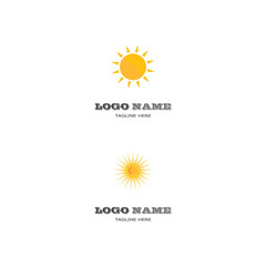 Fototapeta premium Sun Vector illustration Icon Logo Template design