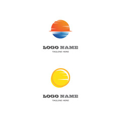 Sun Vector illustration Icon Logo Template design