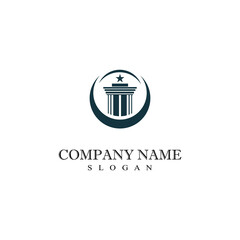 Column Logo Template vector symbol nature