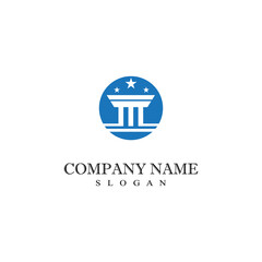 Column Logo Template vector symbol nature