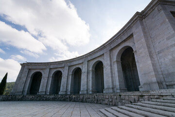 Fototapeta na wymiar Monument at Valley of the Fallen, Spain