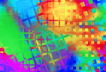 Obraz premium abstract colorful background with squares