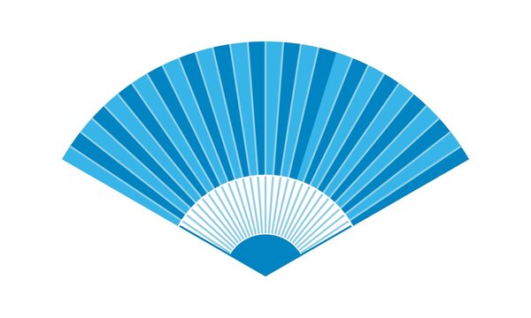 Hand Held Fan Illustration Vector Design